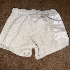 PINK Light Gray Lounge Shorts
